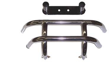 N-6286 - FRONT BUMPER, EZ-GO LONG TRAVEL ONLY STAINLESS