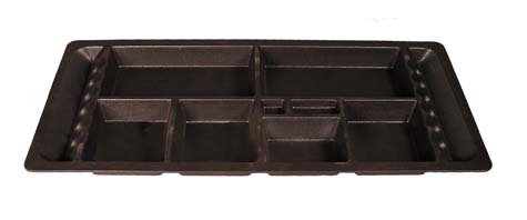 UNDERSEAT TRAY, CC DS; SMALL COMPARTMENTS