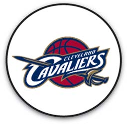 CART WHEELS, CLEVELAND CAVALIERS, SET OF 4