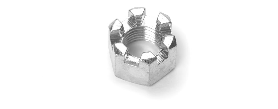 NUT- 3/8-24 UNF HEX THICK SLOT