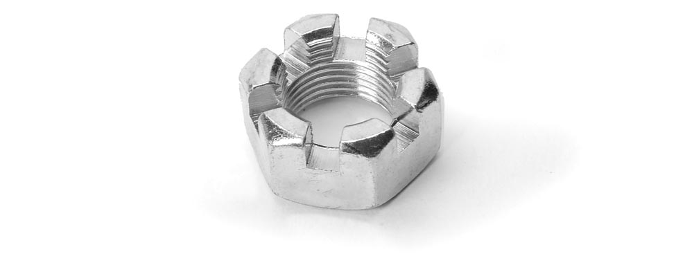 3/4-16 SLOTTED HEX NUT        